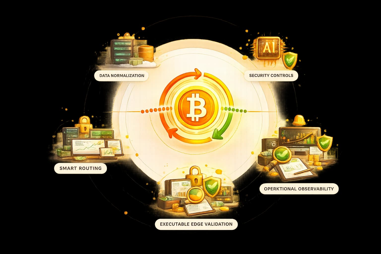 HyperArbi workflow comparison with conventional arbitrage approaches